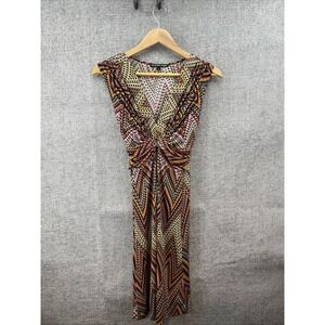 ILSE JACOBSEN HORNBAEK Women's Size Small Twist Center Sleeveless Jersey  Dress‎